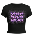 RAVEN MEDITATION MANTRA TOP RHINESTONE