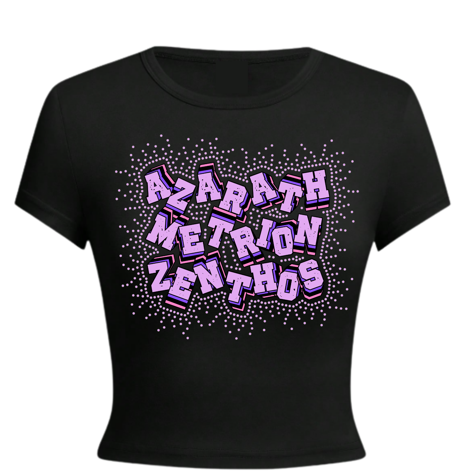 RAVEN MEDITATION MANTRA TOP RHINESTONE