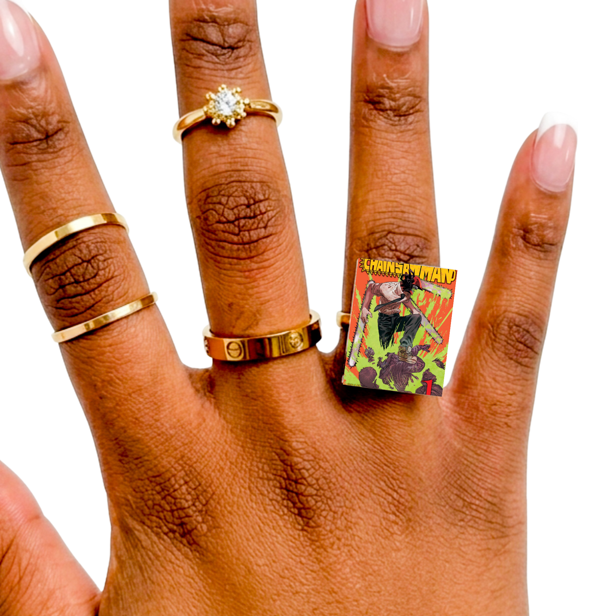 CHAINSAW INSPIRED MANGA RINGS