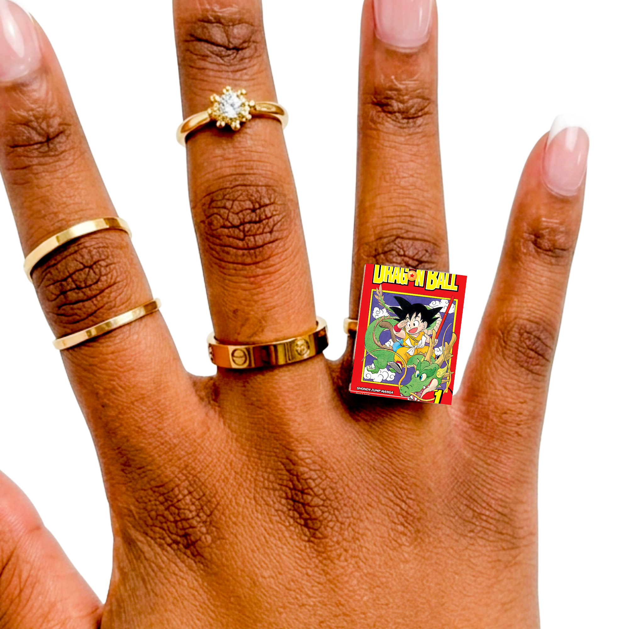 DRAGON INSPIRED MANGA RING