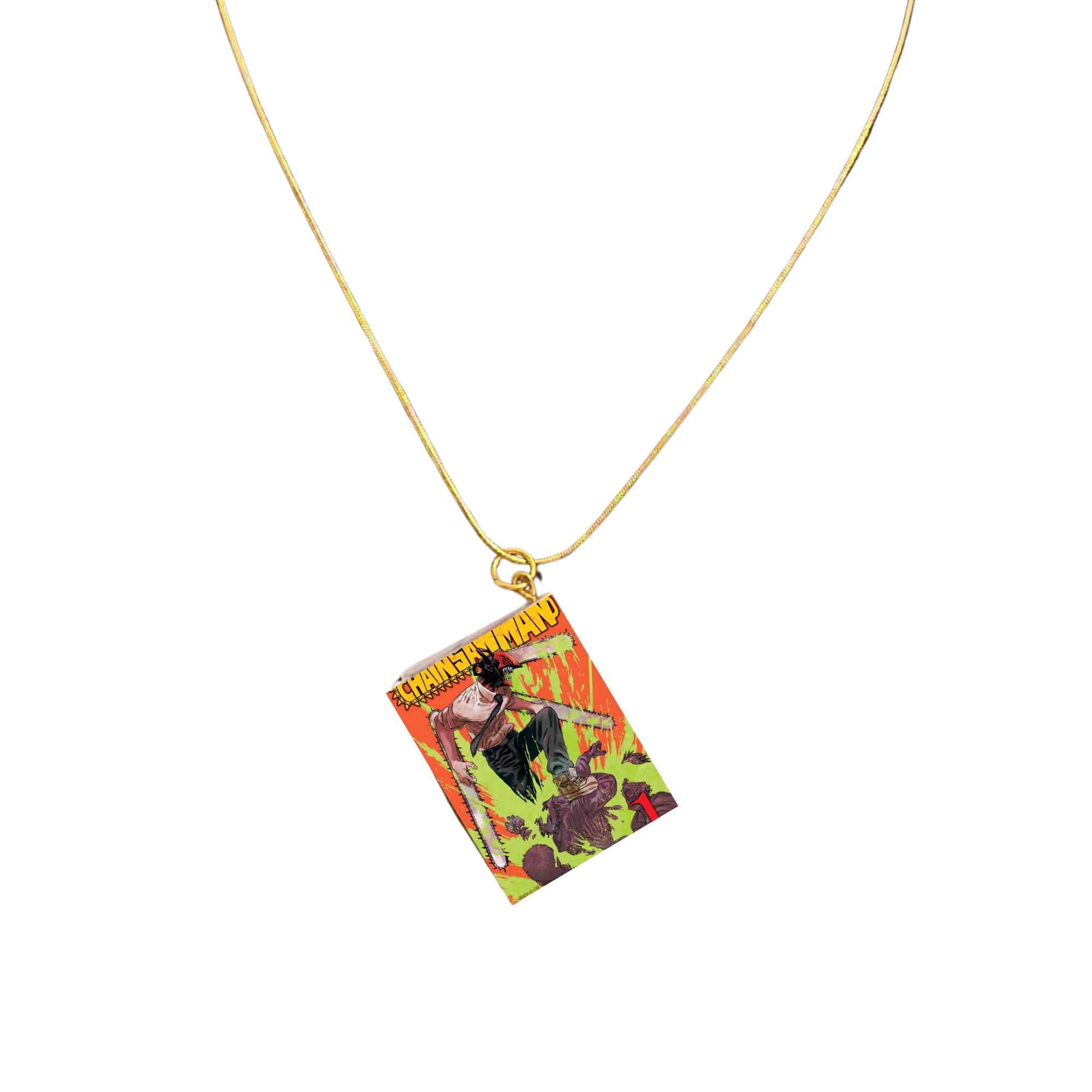 CHAINSAW INSPIRED MANGA NECKLACE
