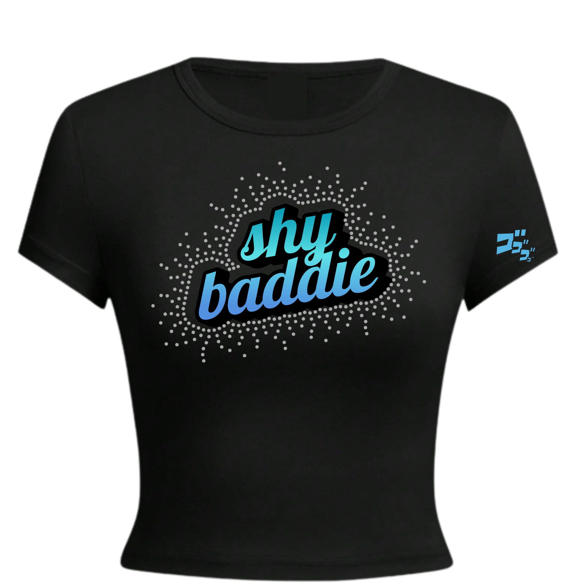 SHY BADDIE TOP RHINESTONE