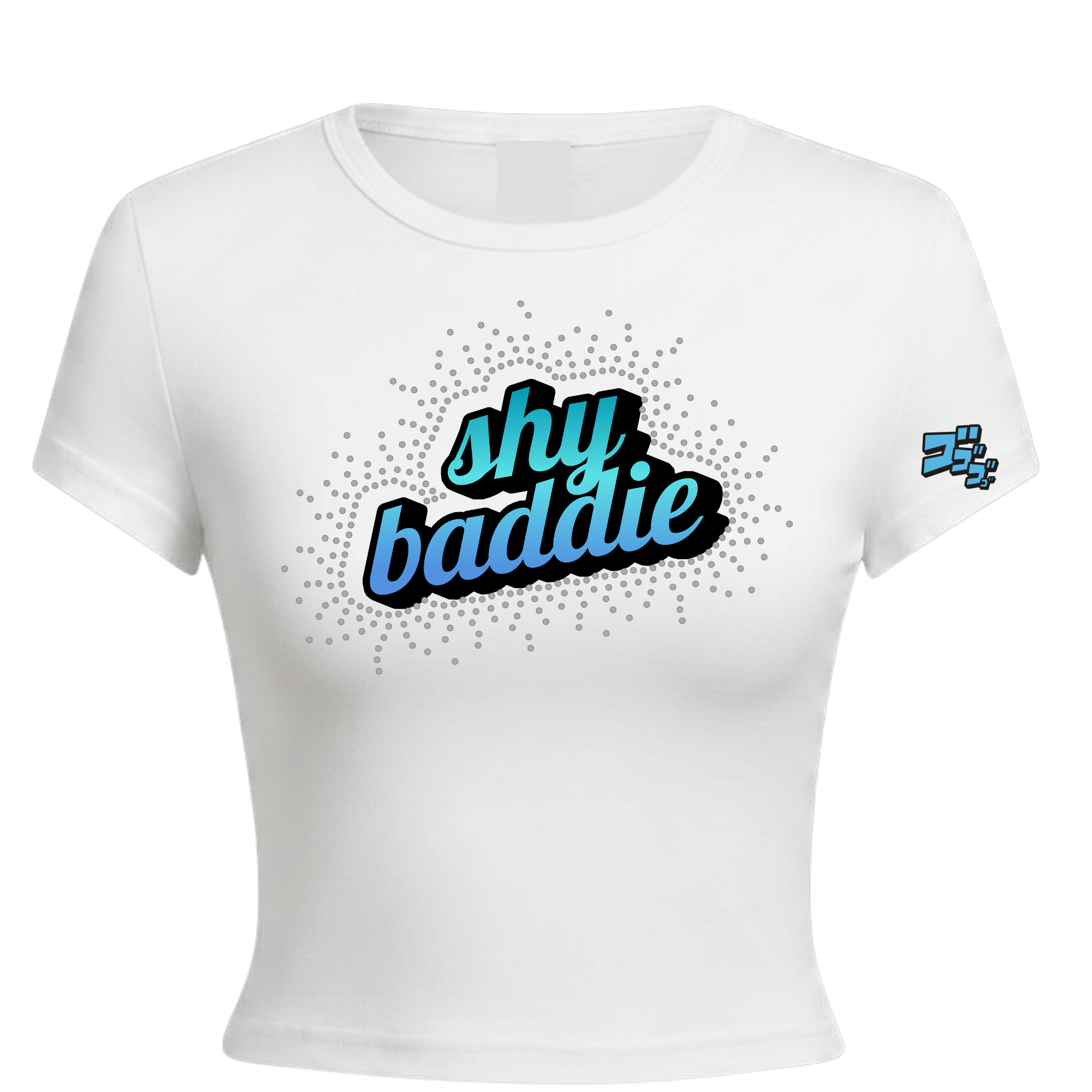 SHY BADDIE TOP RHINESTONE