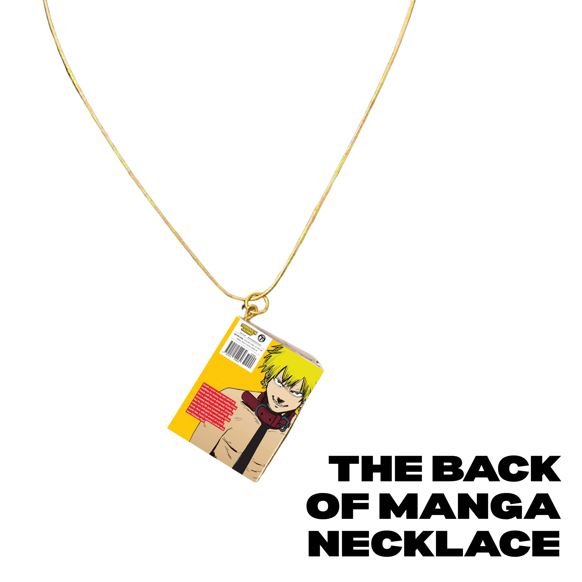 CHAINSAW INSPIRED MANGA NECKLACE