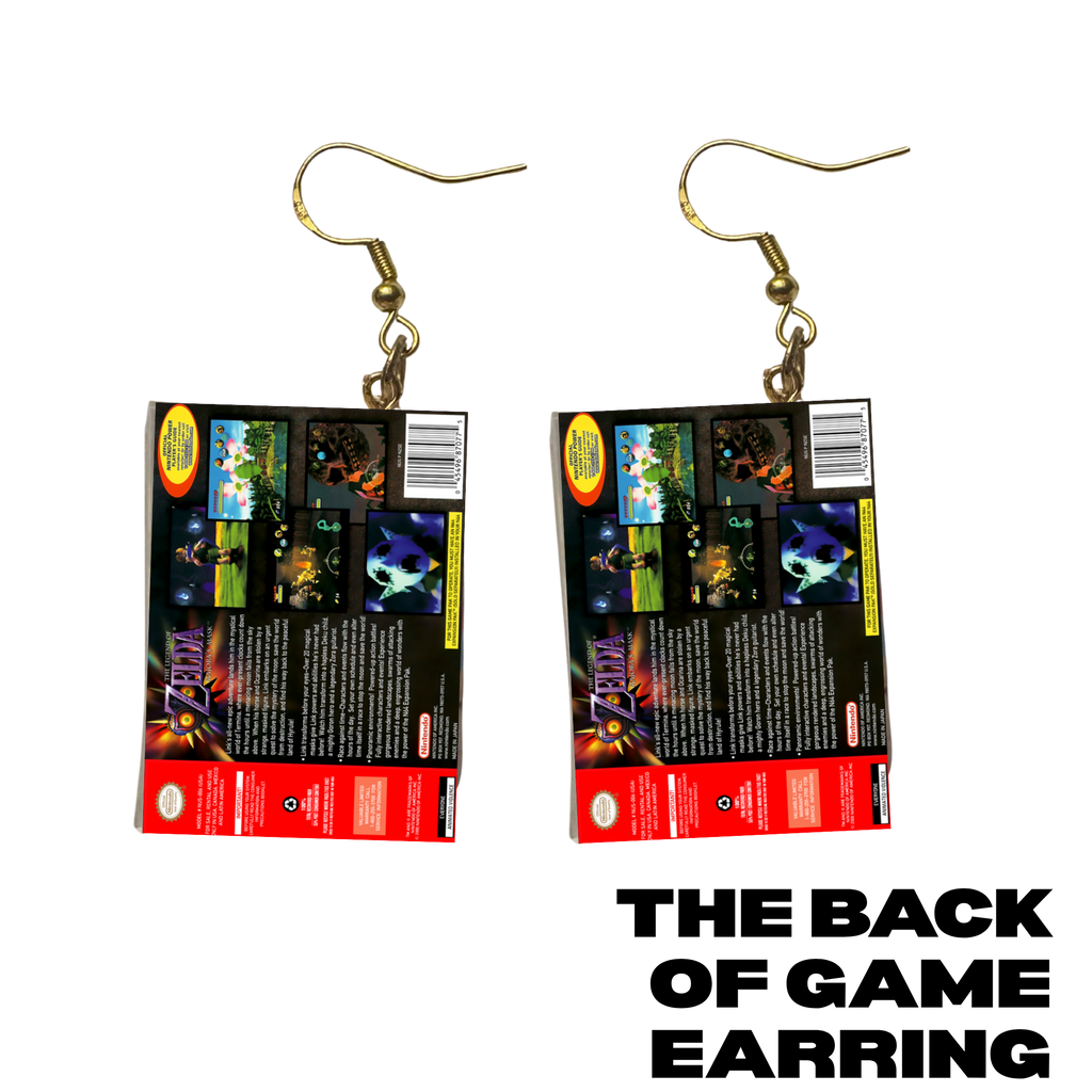 ZEL RETRO INSPIRED GAME EARRINGS