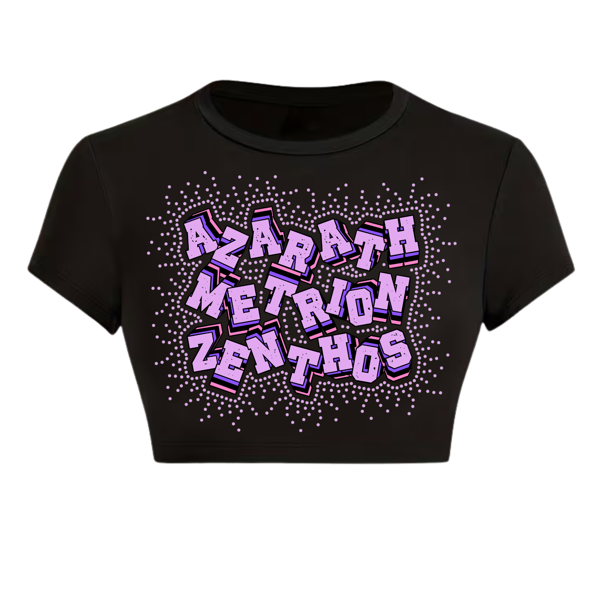 RAVEN MEDITATION MANTRA CROP TOP