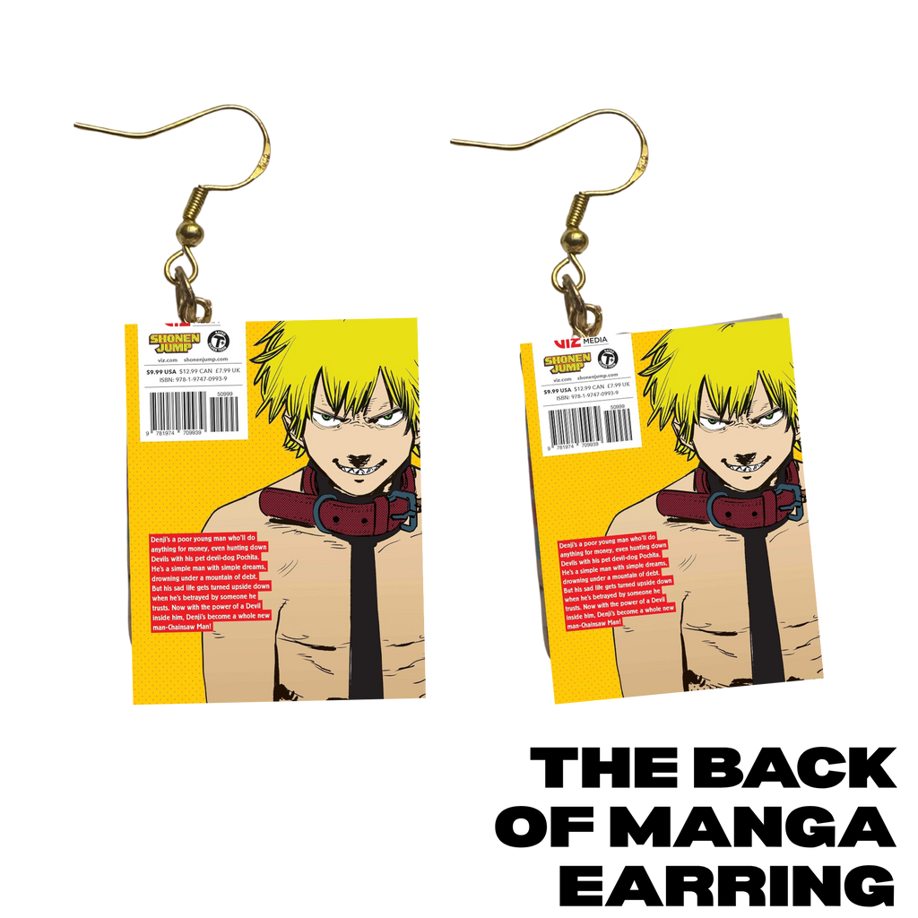 CHAINSAW INSPIRED EARRINGS