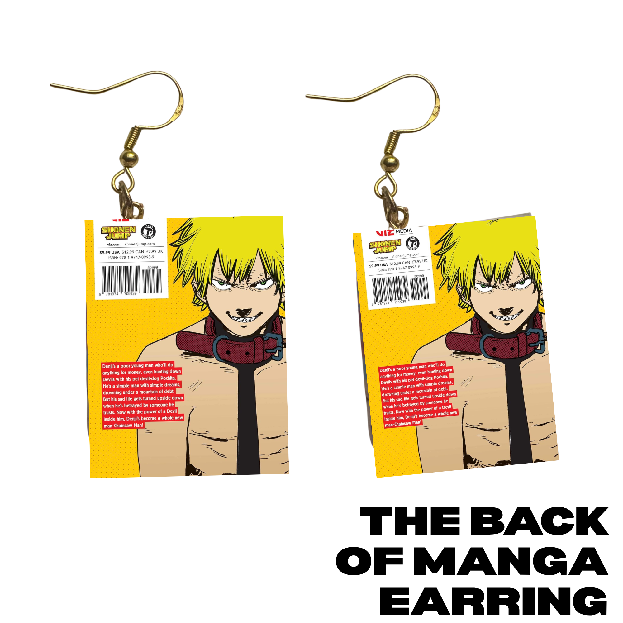CHAINSAW INSPIRED EARRINGS