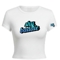 SHY BADDIE TOP WHITE