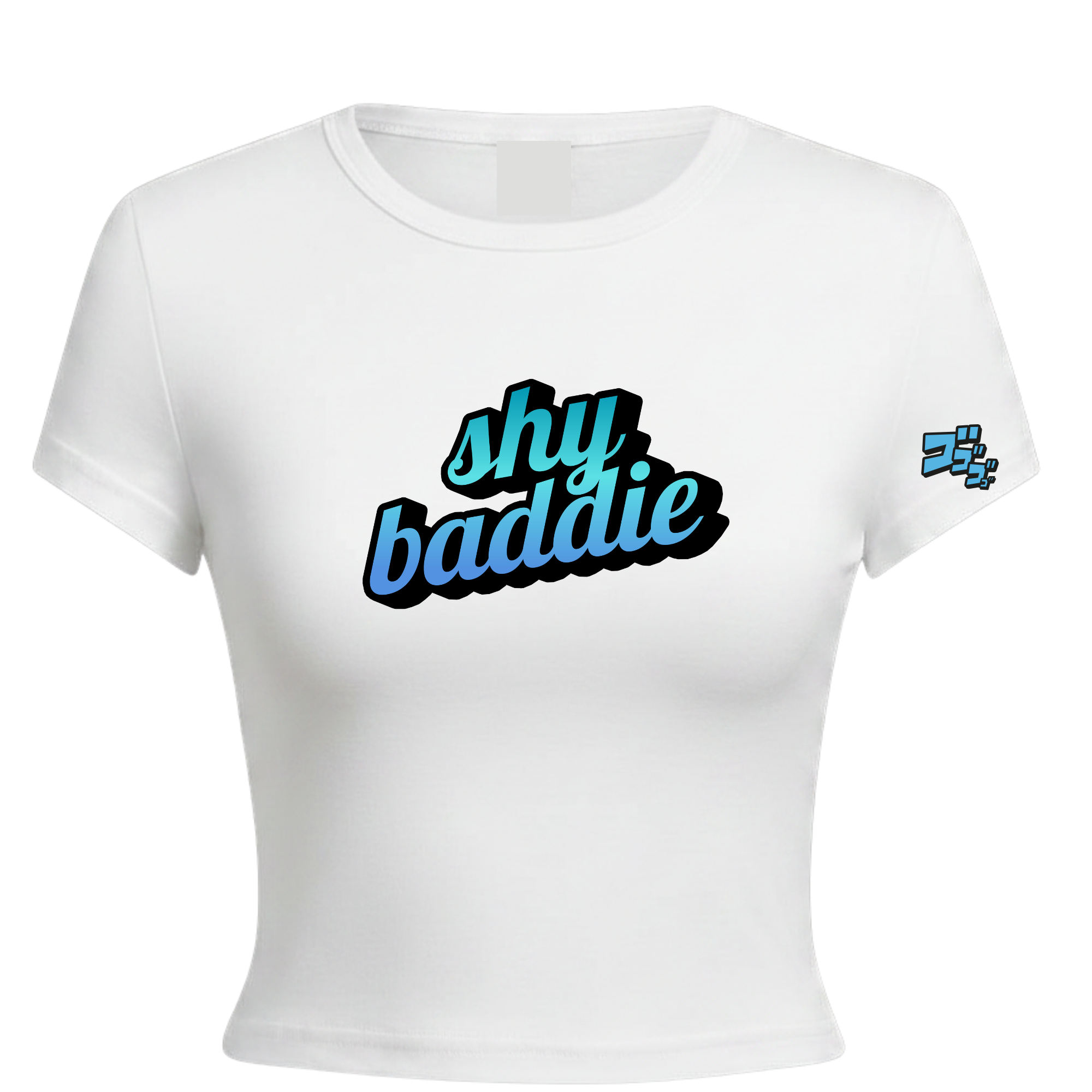 SHY BADDIE TOP WHITE