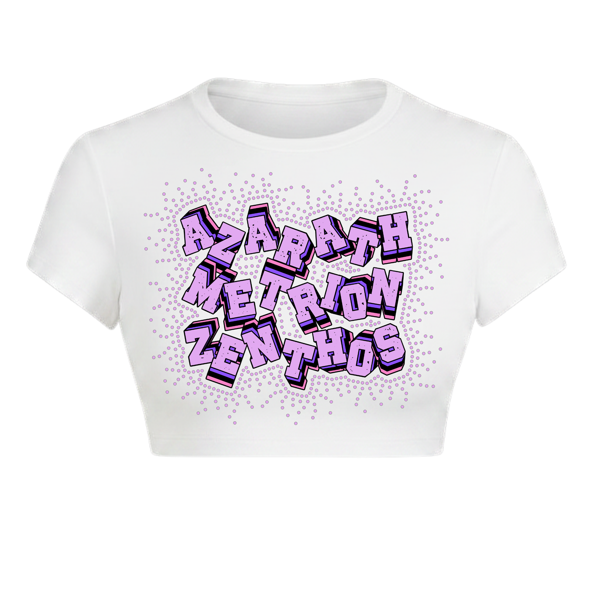 RAVEN MEDITATION MANTRA CROP TOP