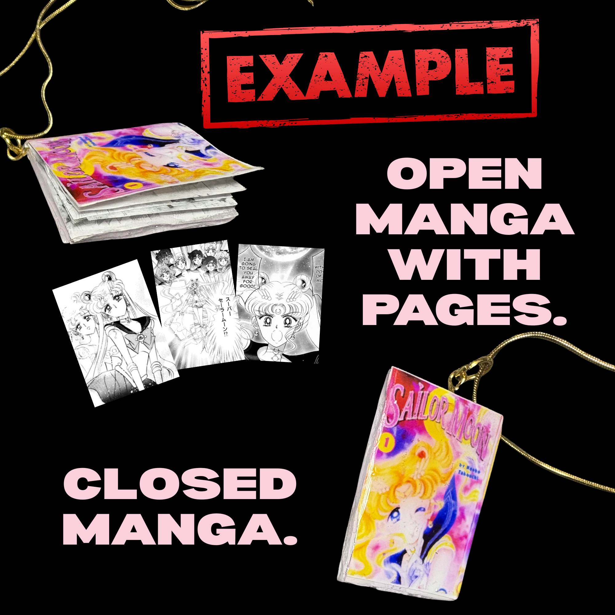 A PIECE INSPIRED MANGA NECKLACE